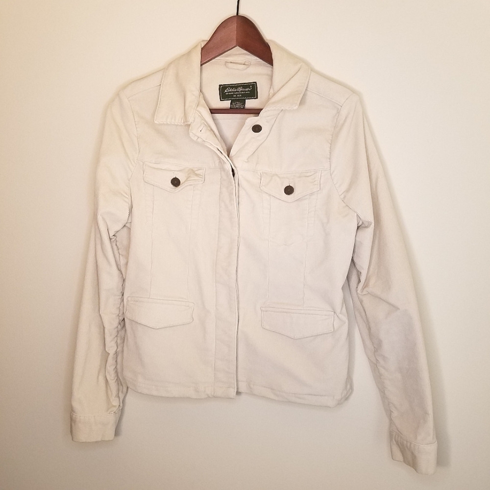Eddie Bauer Corduroy Ladies Jacket Sz M